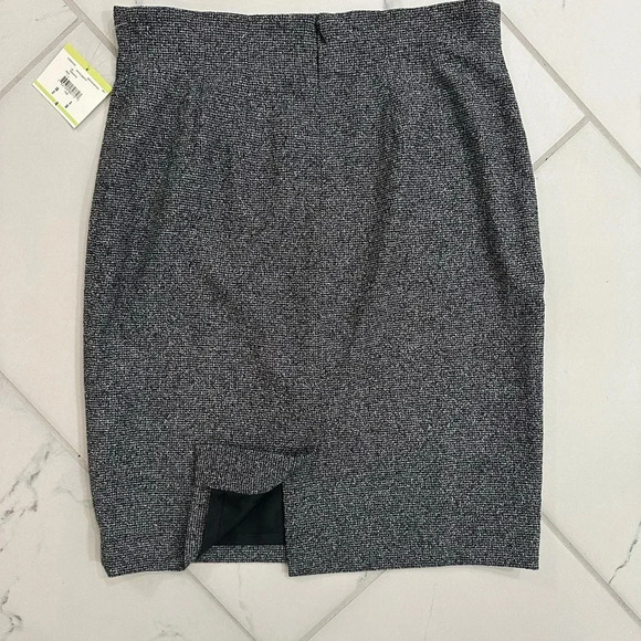 NWT ANNE KLEIN Women's Size 4 Tweed Suit Separate Pencil Skirt A-Line Gray - Picture 3 of 6